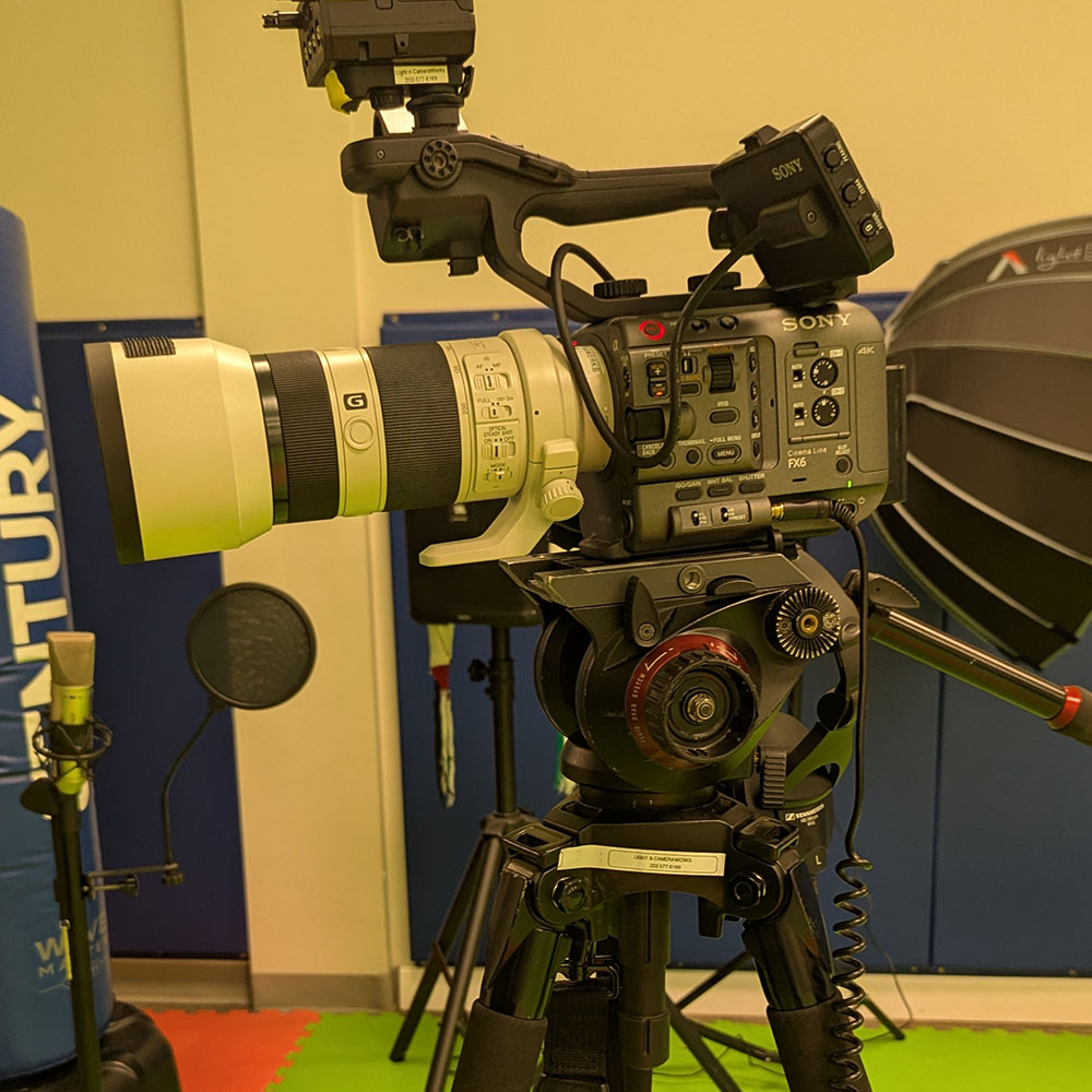 FilmLab students producing a short film